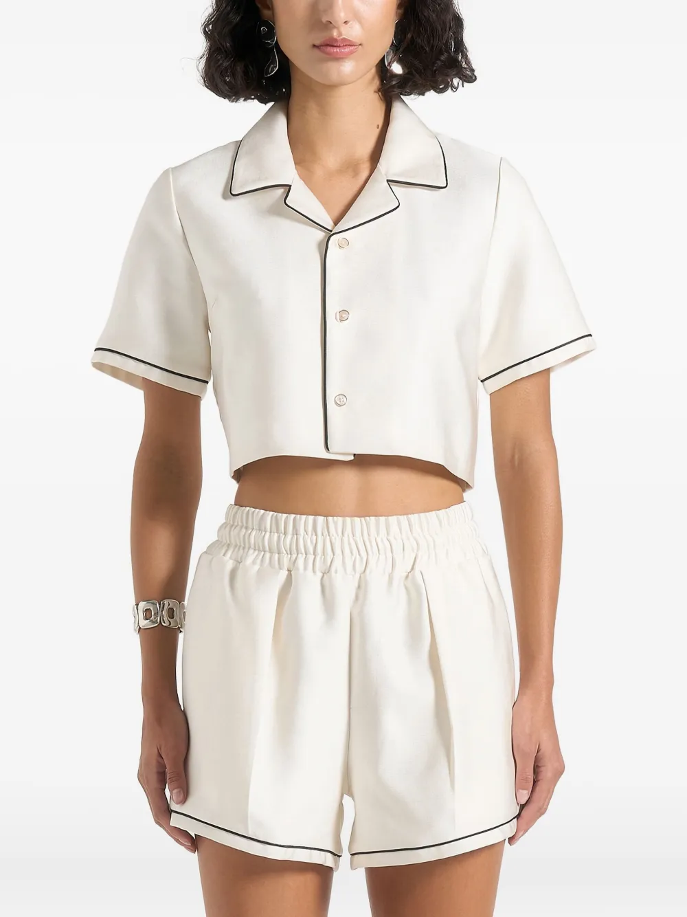 Manière De Voir Maude Shirt In Neutral