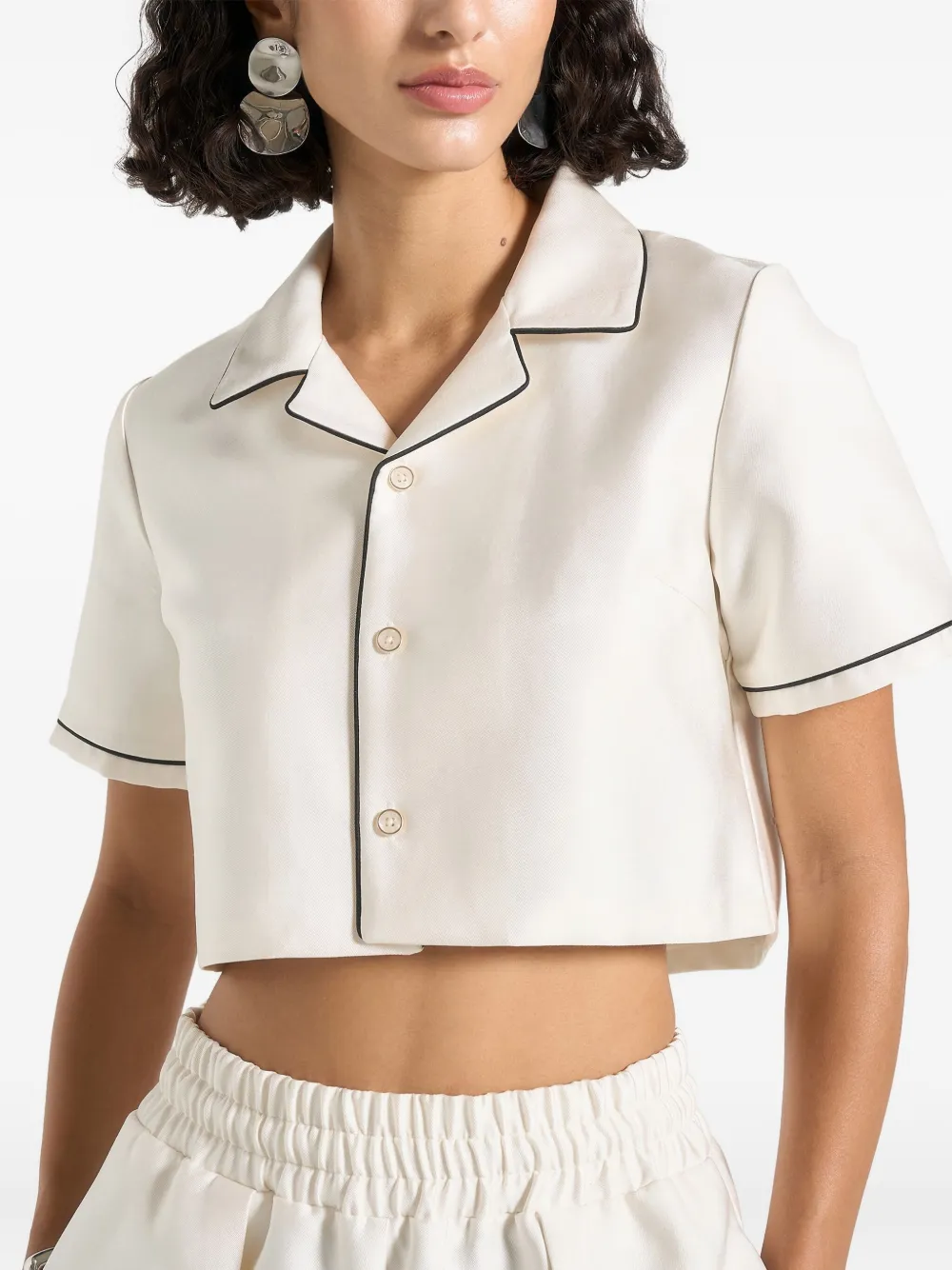 Manière De Voir Maude Shirt In Neutral