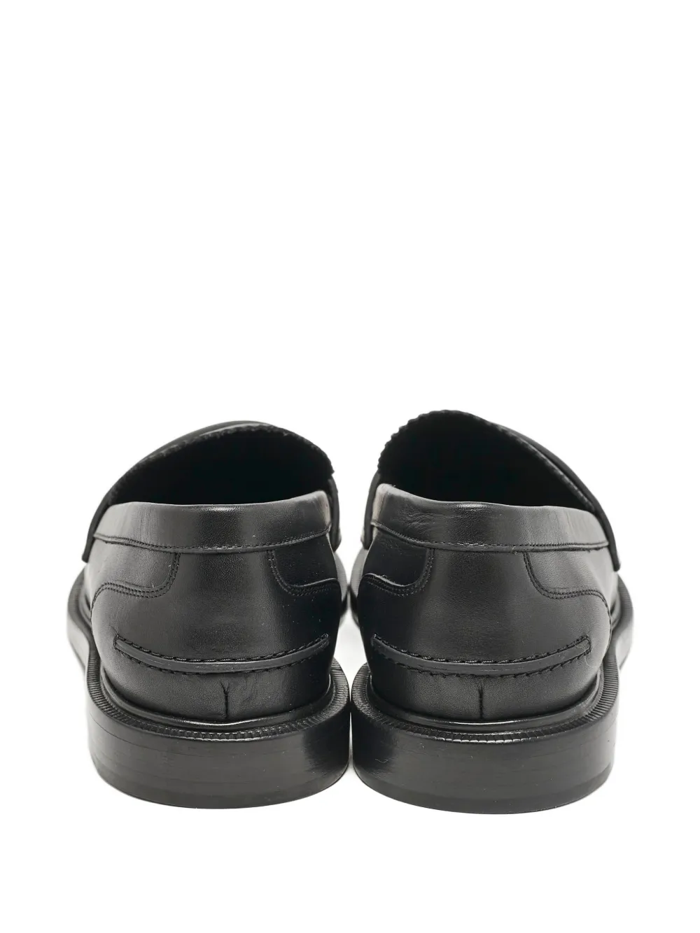 Fendi Pre-Owned Loafers met logo-reliëf - Zwart
