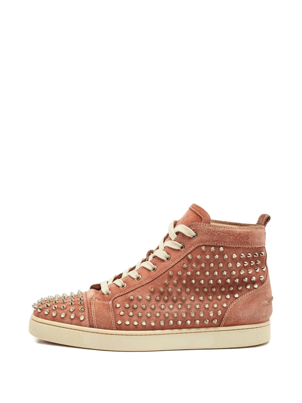 Christian Louboutin Pre-Owned Louis Spike high-top sneakers | Pink | Image 1
