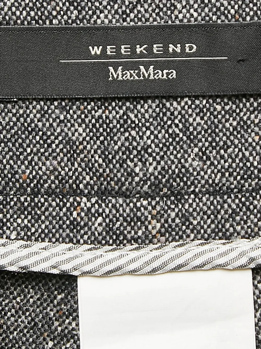 Pre-owned Weekend Max Mara Tweed Trousers In Gray
