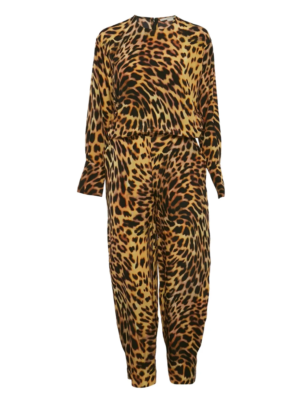 Stella McCartney Pre-Owned leopard-print jumpsuit - ブラウン Stella McCartney Pre-Owned leopard-print jumpsuit - ブラウン
