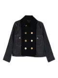 sacai x Levi's® double-breasted denim jacket - Blue