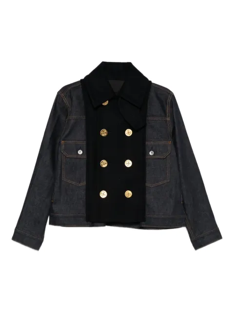 sacai x Levi's® double-breasted denim jacket