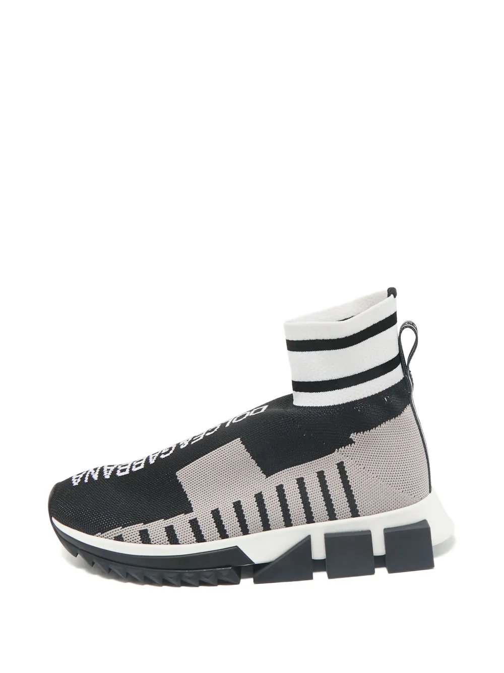 DOLCE & GABBANA Pre-owned Sorrento Logo Sneakers In Black