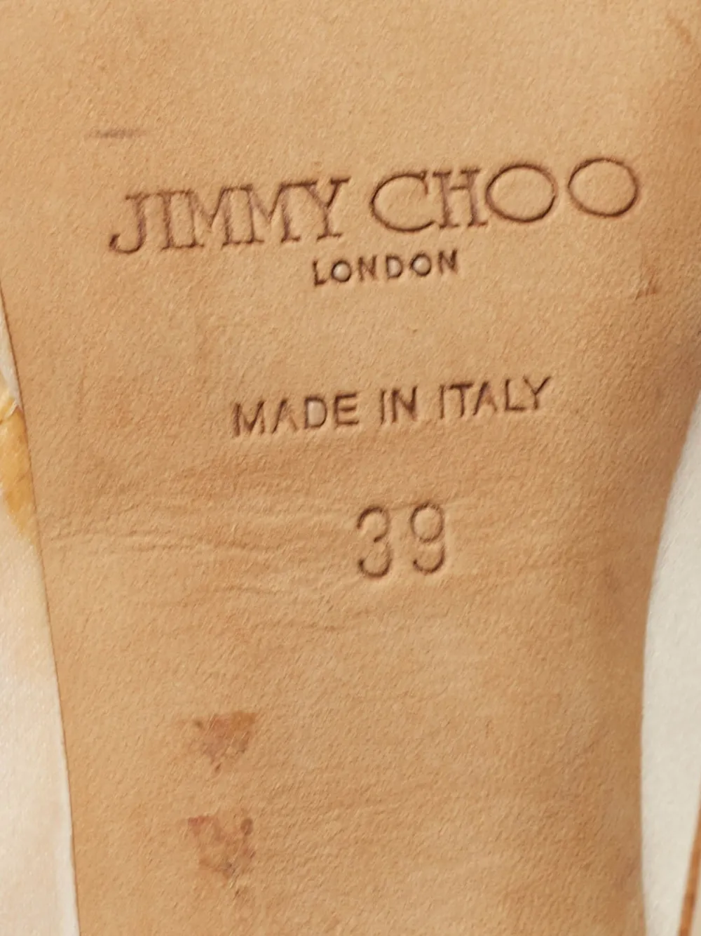 Jimmy Choo Pre-Owned 1138829 Beige