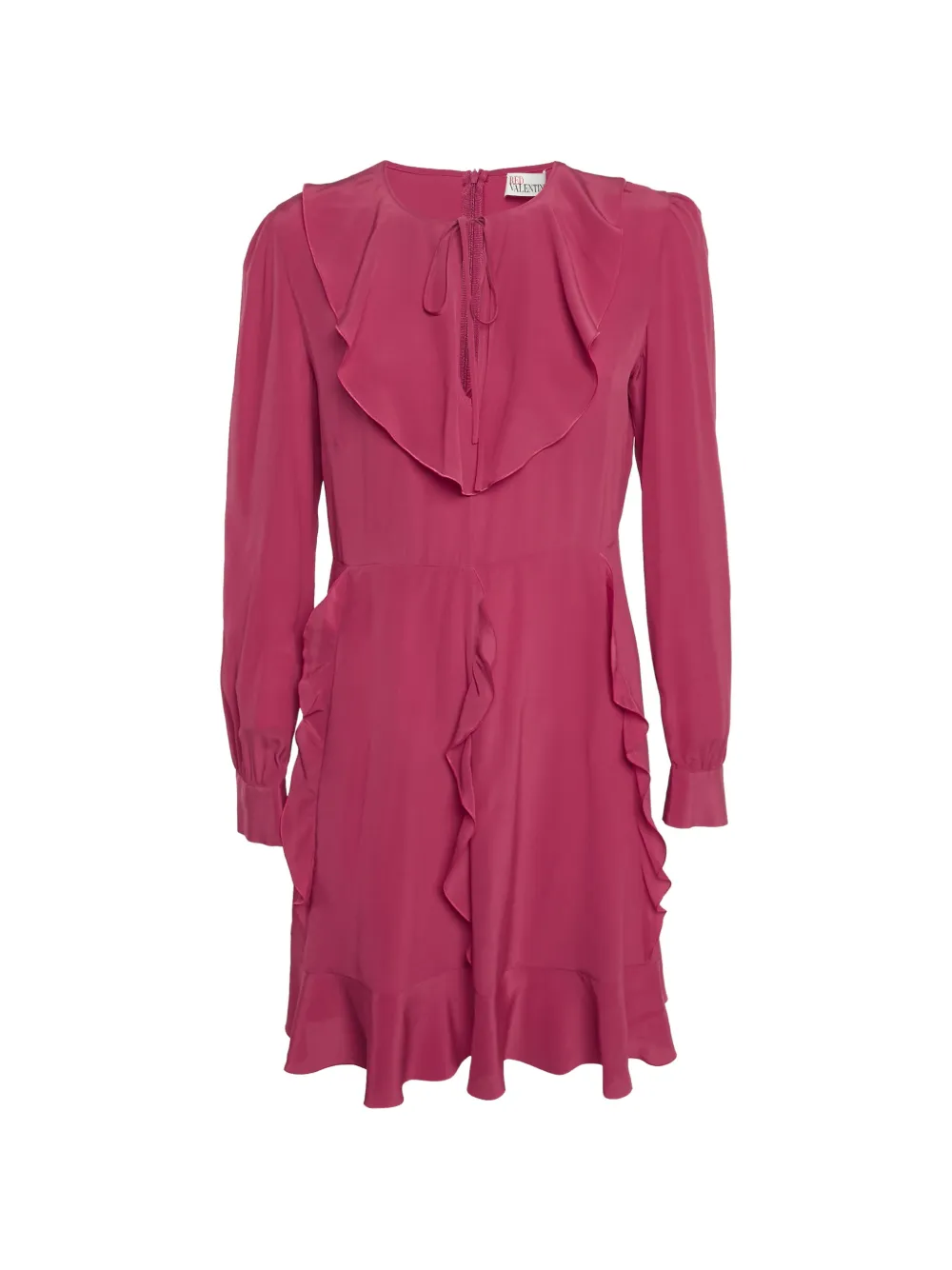 Red Valentino Vintage Abito corto con ruches - Rosa