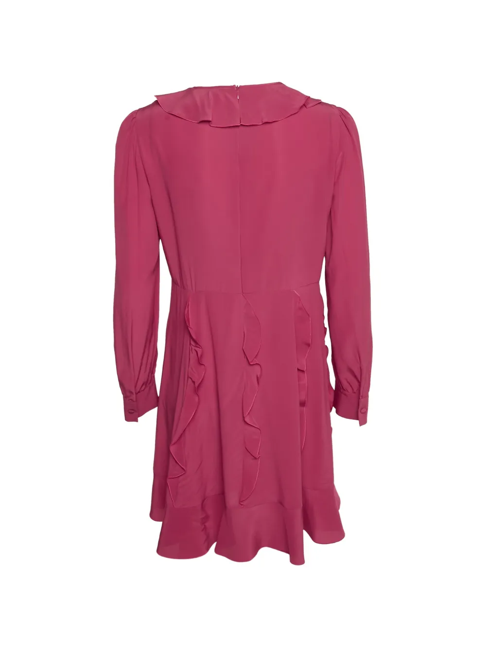 Red Valentino Vintage ラッフル シルクミニドレス | ピンク | FARFETCH JP