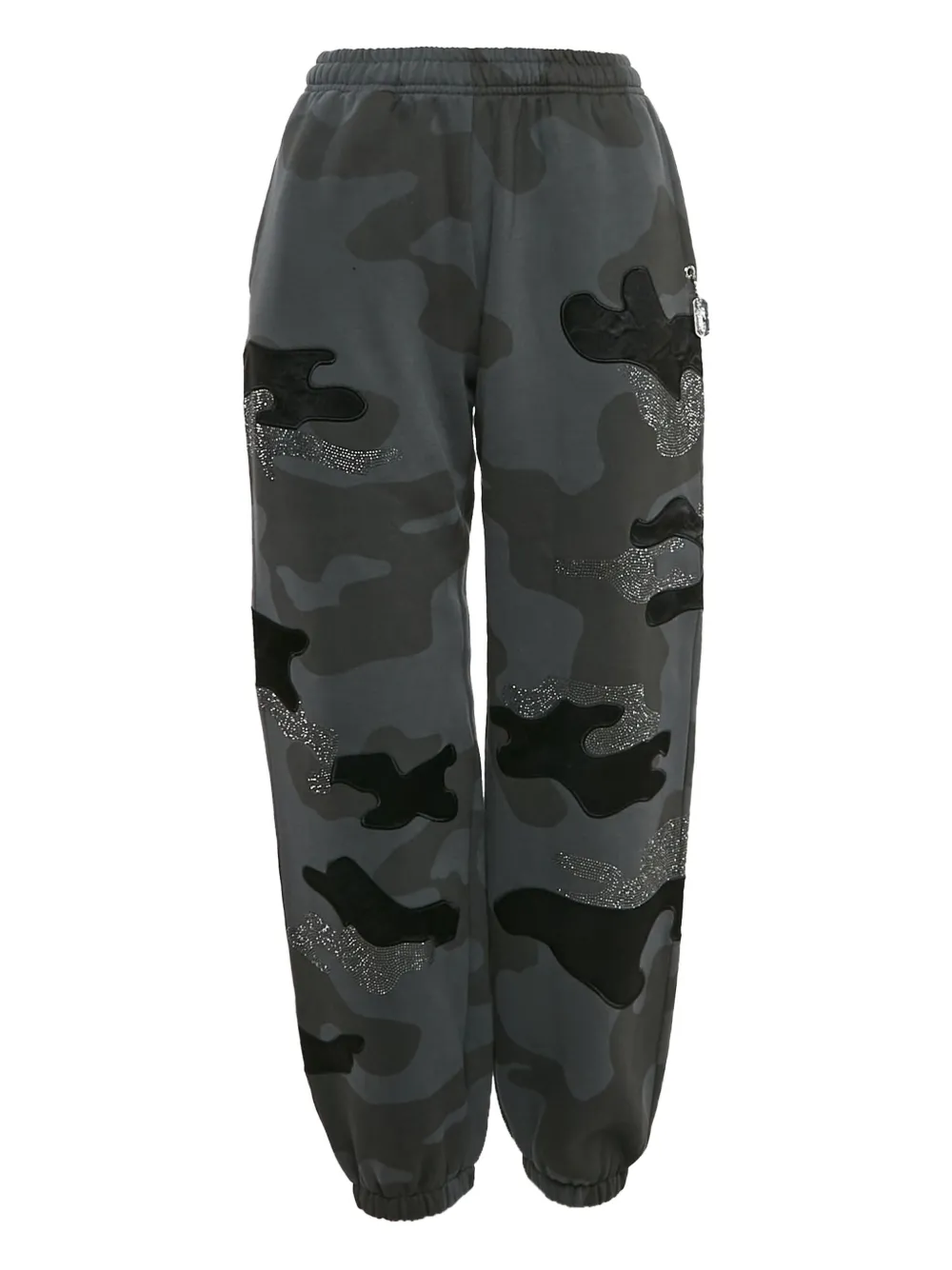 Collective camouflage-print track pants | Grey | Image 1