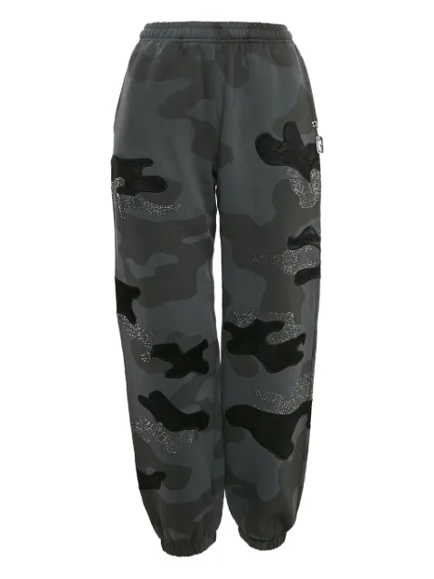 Collective camouflage-print track pants