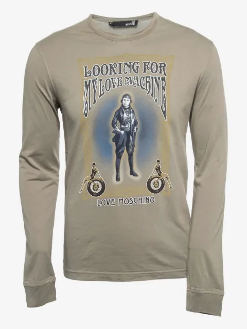 Moschino Pre-Owned graphic-print long-sleeve T-shirt