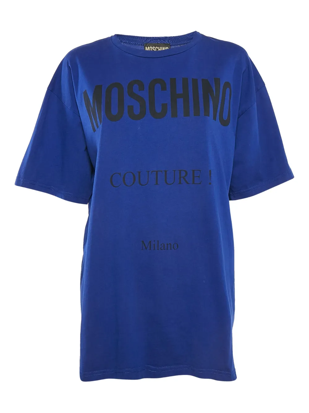 Moschino Pre-Owned crew-neck cotton T-shirt | Blue | Image 1