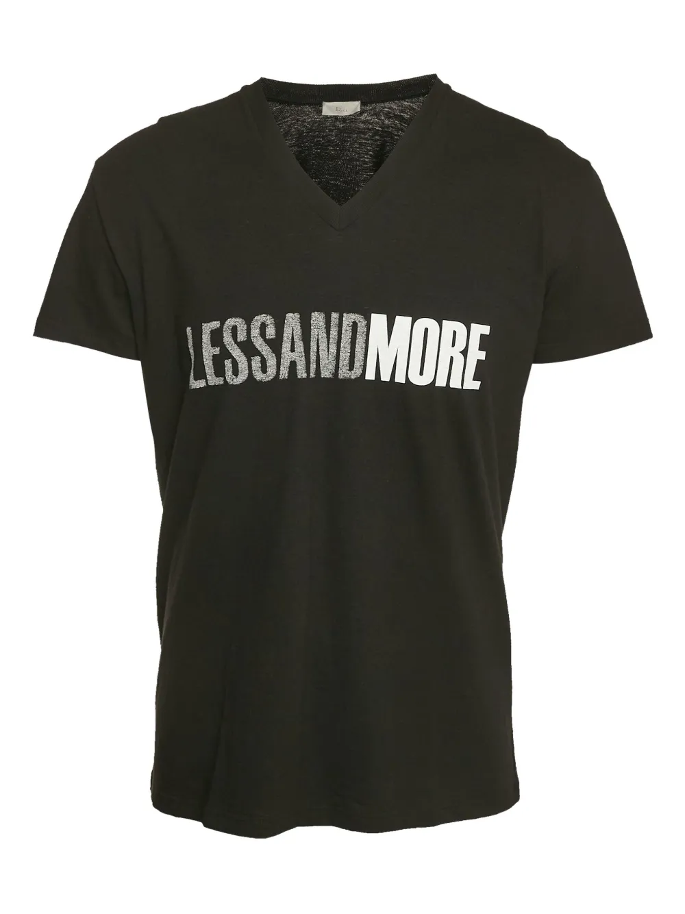Christian Dior Tシャツ・カットソー 黒 4202225A0007 Dior Printed Relaxed Fit Cotton Black T Shirt | 413J696A0817