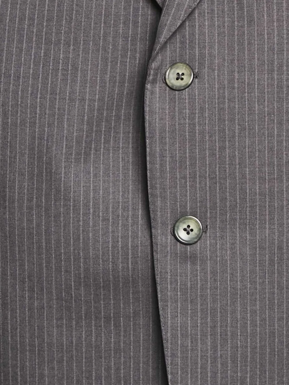 Pre-owned Tom Ford Pinstripe Wool Single-breasted Suit In Gray