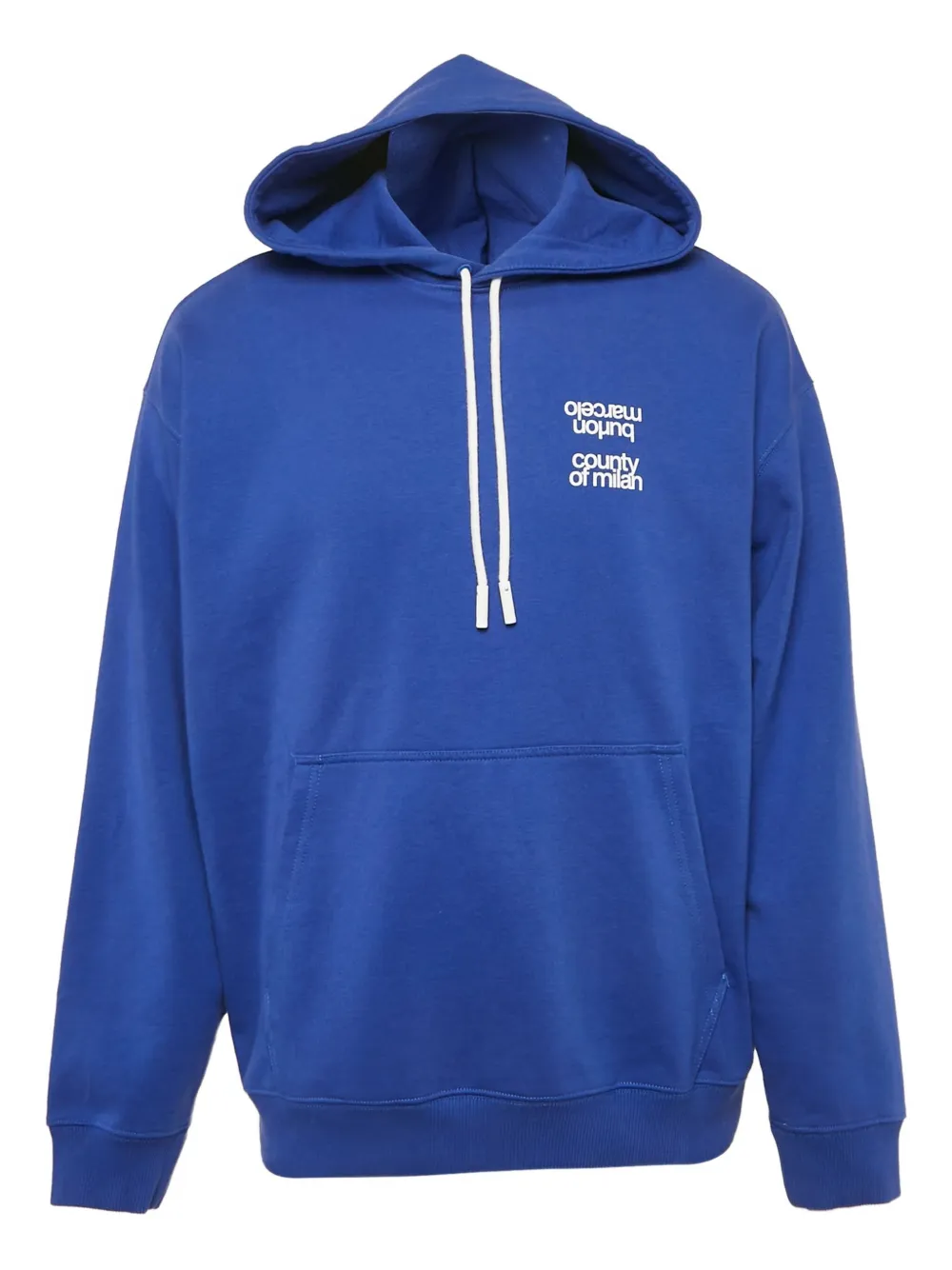 Marcelo Burlon County of Milan graphic-print cotton hoodie | Blue | Image 1