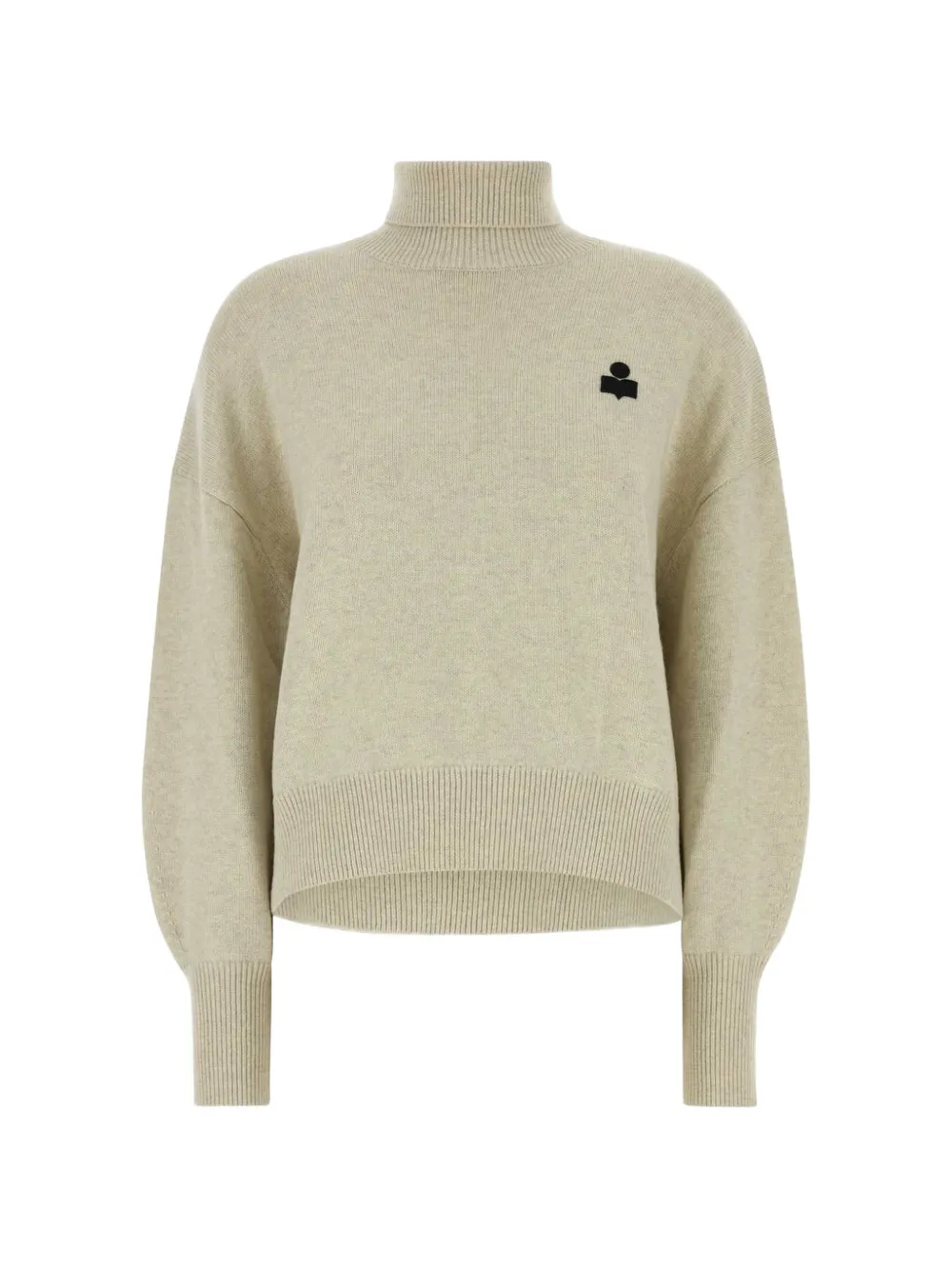 ISABEL MARANT logo-embroidered turtleneck sweater