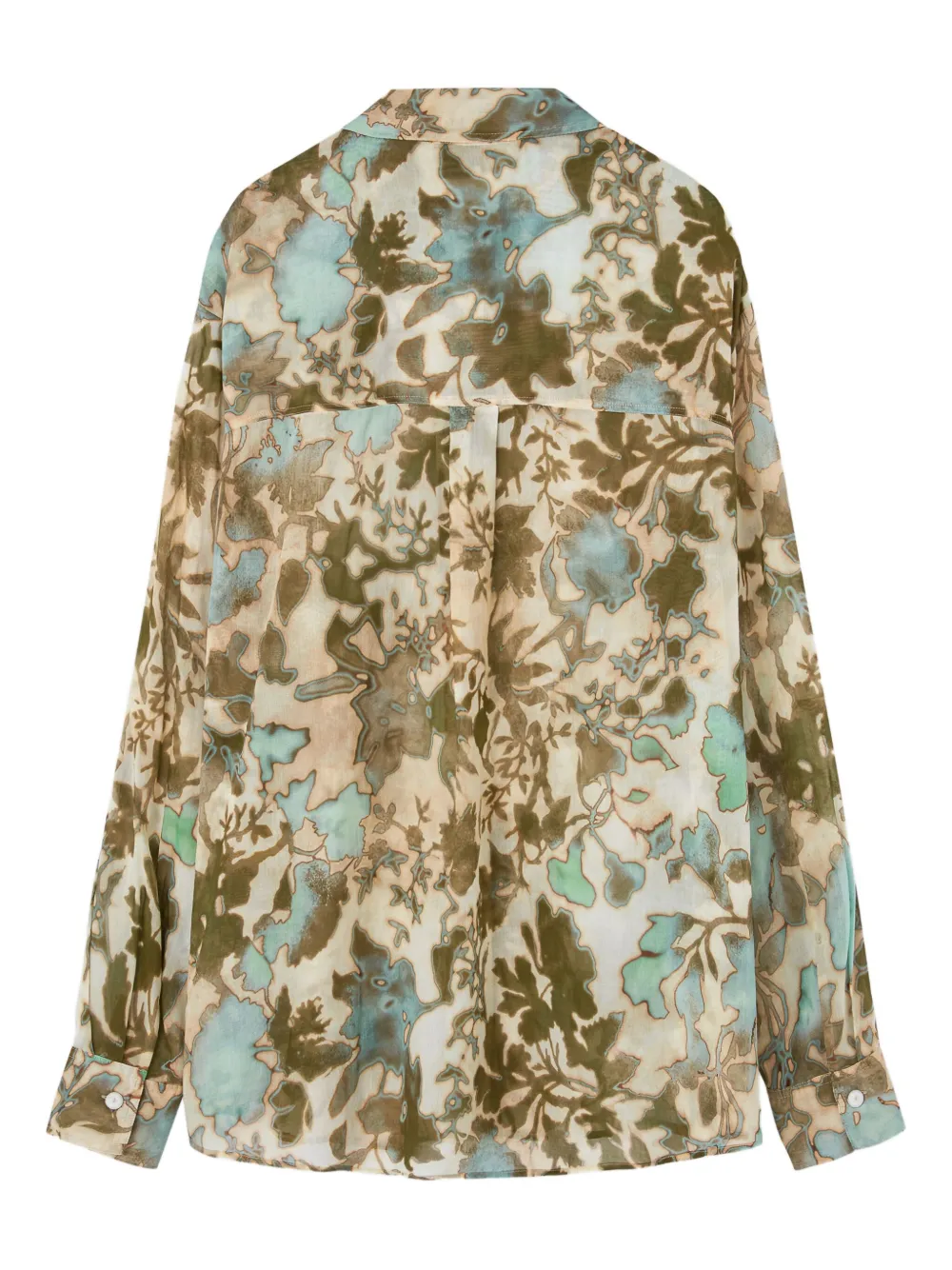 Forte Forte floral-print shirt - Beige