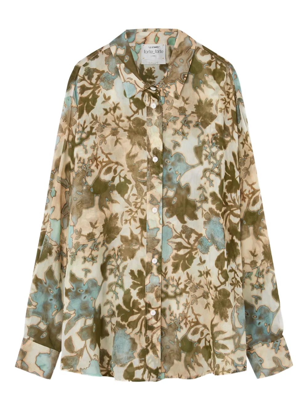 floral-print shirt
