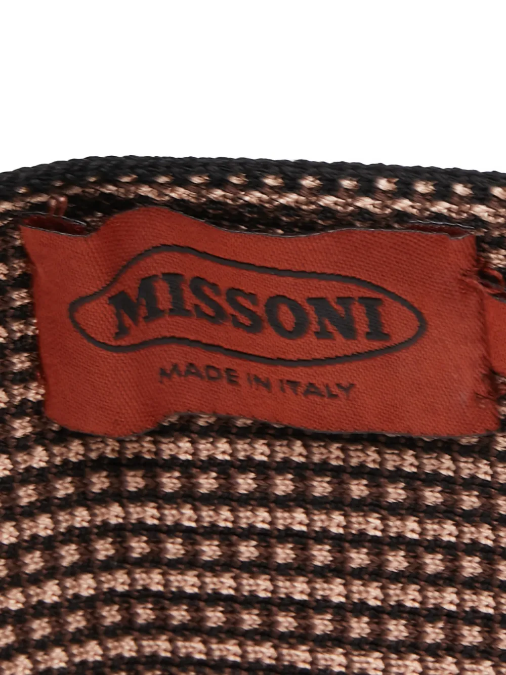 Pre-owned Missoni Zipper Belt In Brown