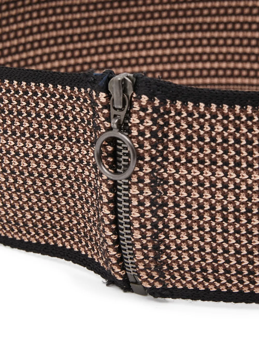 Pre-owned Missoni Zipper Belt In Brown
