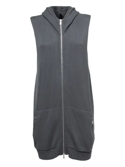 Emporio Armani Pre-Owned 2024 hooded zip cardigan