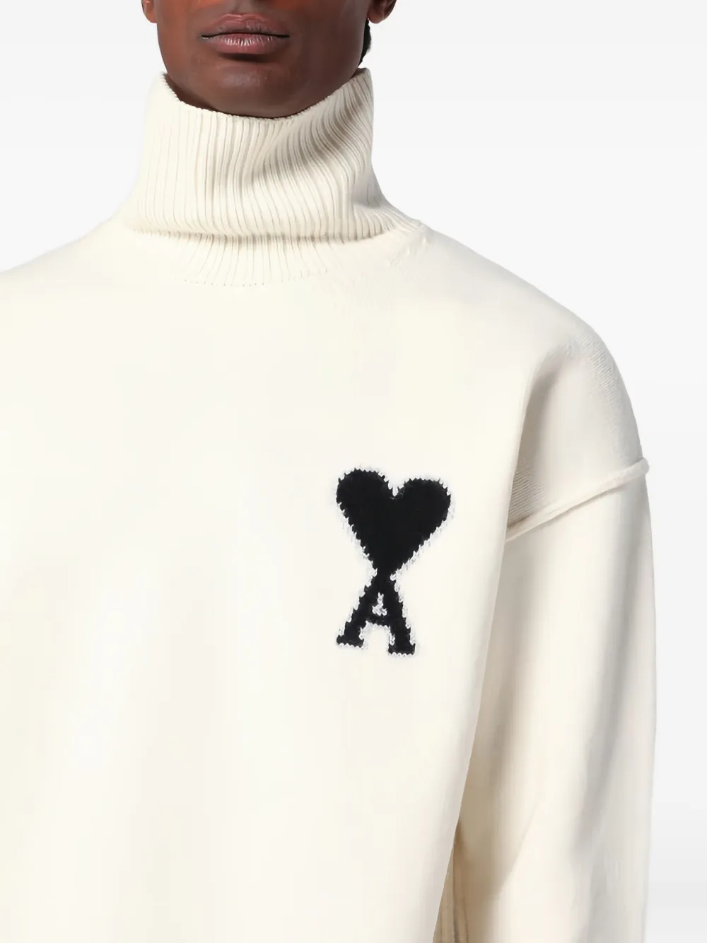 AMI Paris Coltrui met logo Wit