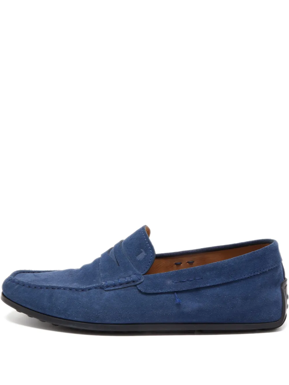 Tod's Vintage mocassins en daim | bleu | Image 1