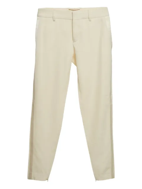 Saint Laurent Pre-Owned side-stripe wool trousers