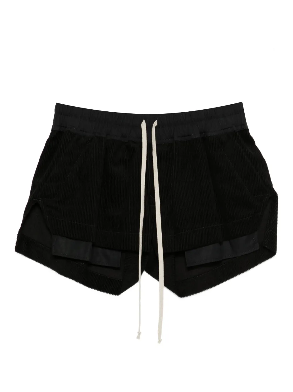 Rick Owens Fox corduroy shorts | Black | Image 1