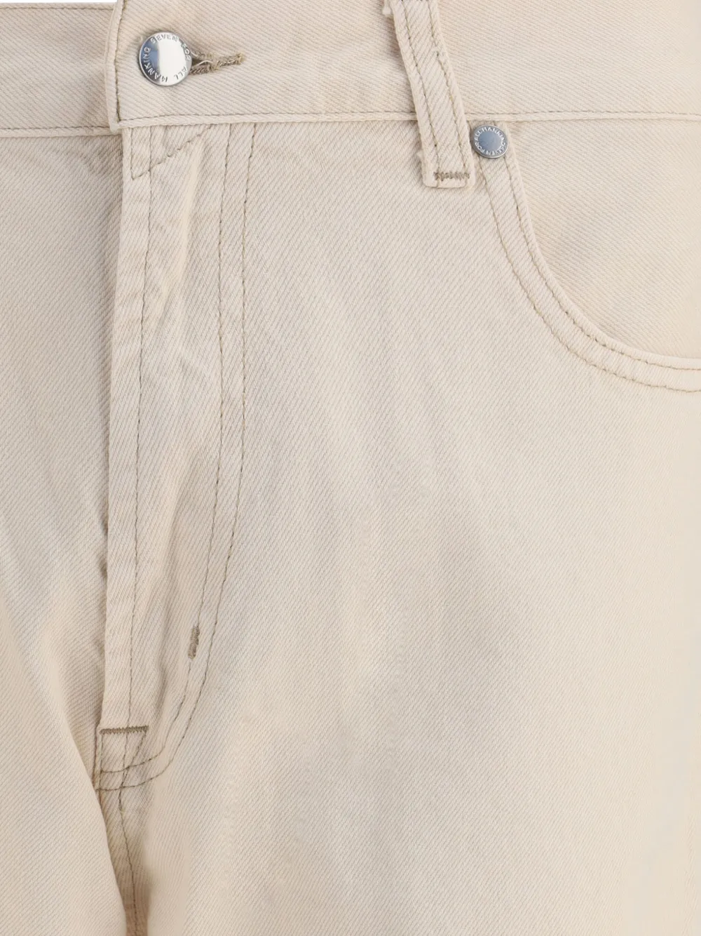 7 For All Mankind Gedraaide jeans Beige