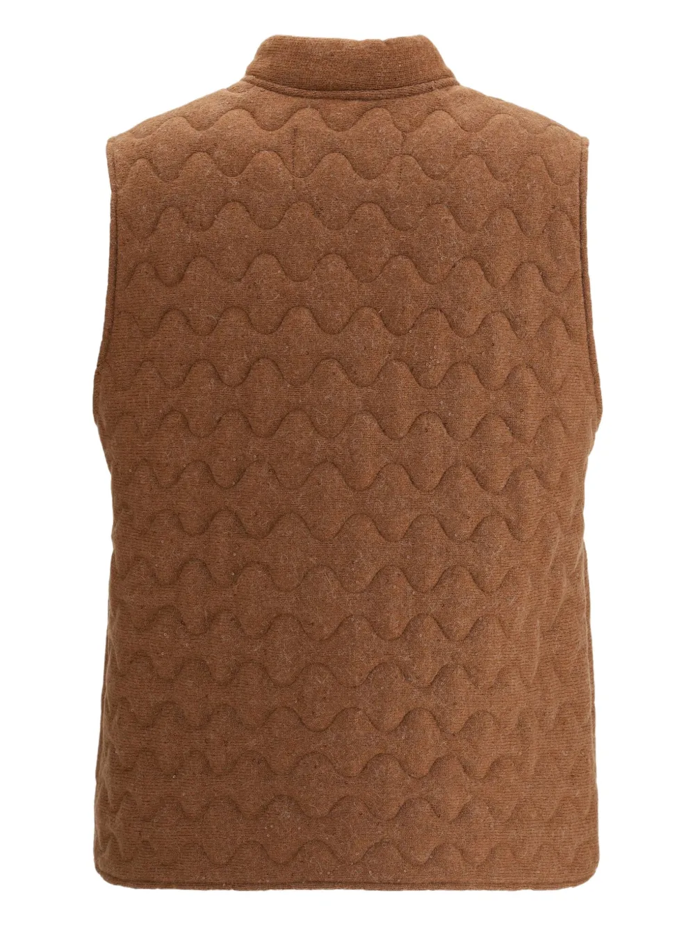 Fabiana Filippi Bodywarmer met rits Bruin