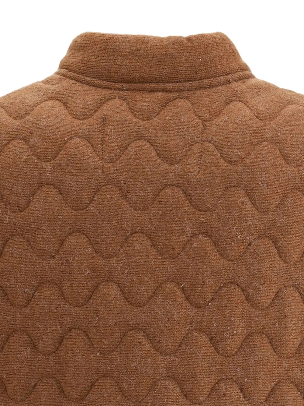Fabiana Filippi Bodywarmer met rits Bruin