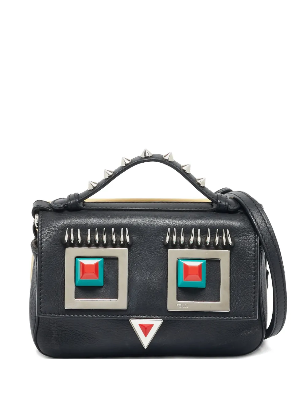 Fendi Pre-Owned Hypnoteyes studded shoulder bag | Black | Image 1