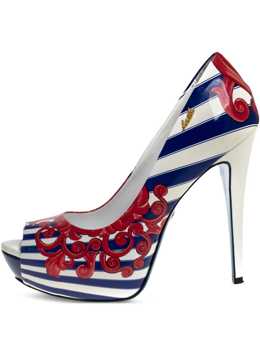 Loriblu 2024 Plateau-Pumps 140mm - Rot