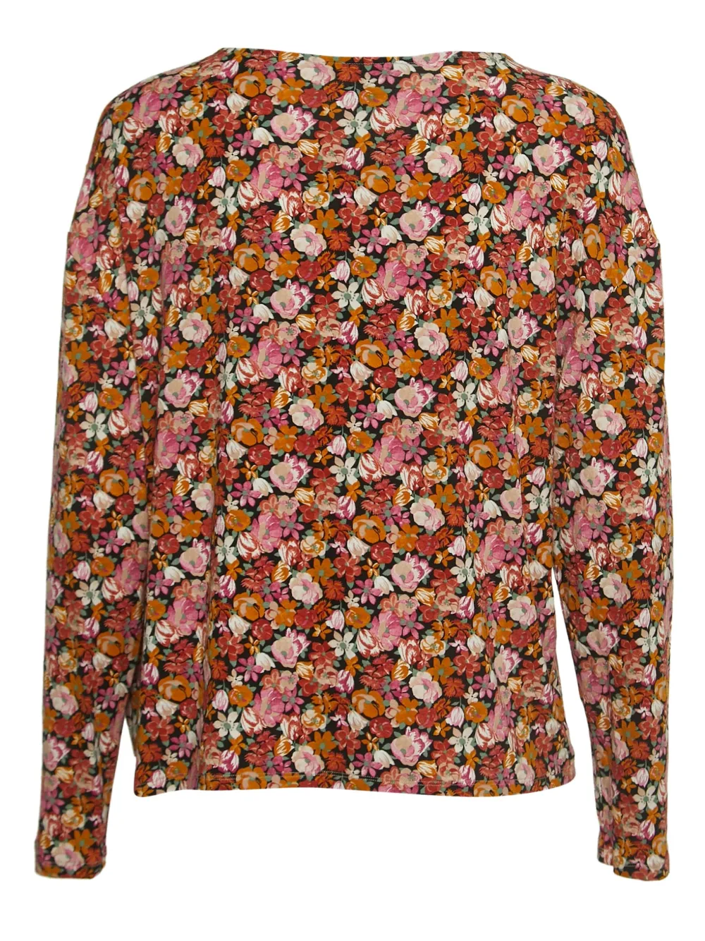 Pre-owned Weekend Max Mara Floral-print Blouse In Orange