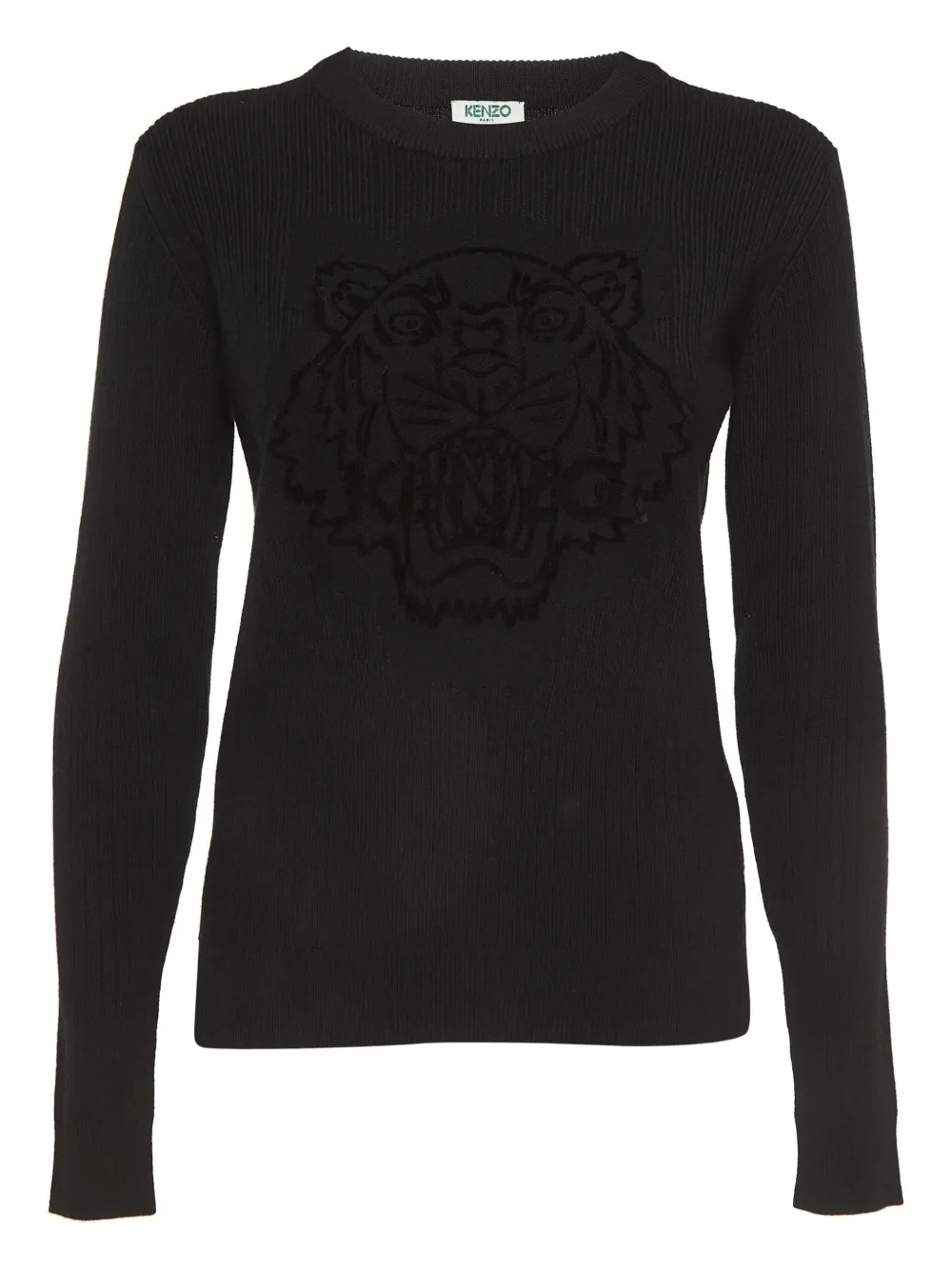 Kenzo Pre-Owned 2023 ribbed-knit jumper | Black | Image 1