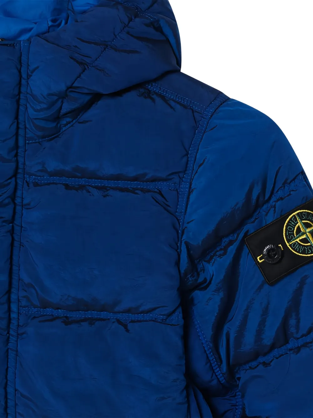 Stone Island Junior Gewatteerd jack Blauw