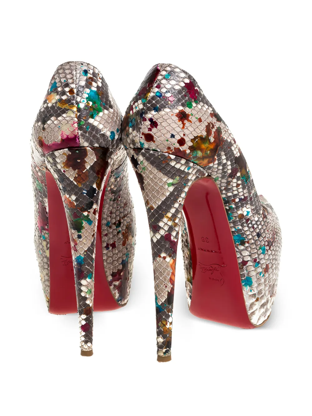 Christian Louboutin Pre-Owned 155mm Daffodile platform pumps | Image 2