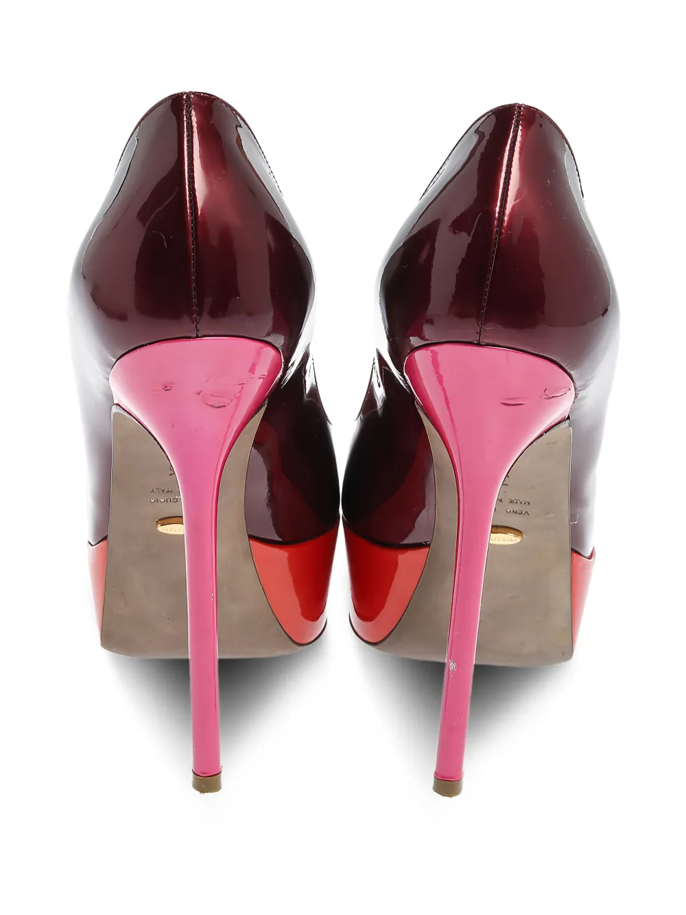 Sergio Rossi Vintage 356355 Burgundy - Rot