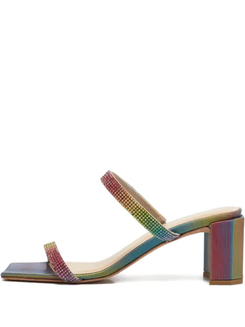 BY FAR pre-owned 65mm crystal-embellishment sandals