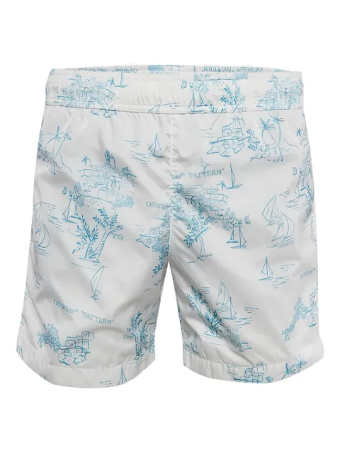 Off-White Pre-Owned pattern shorts