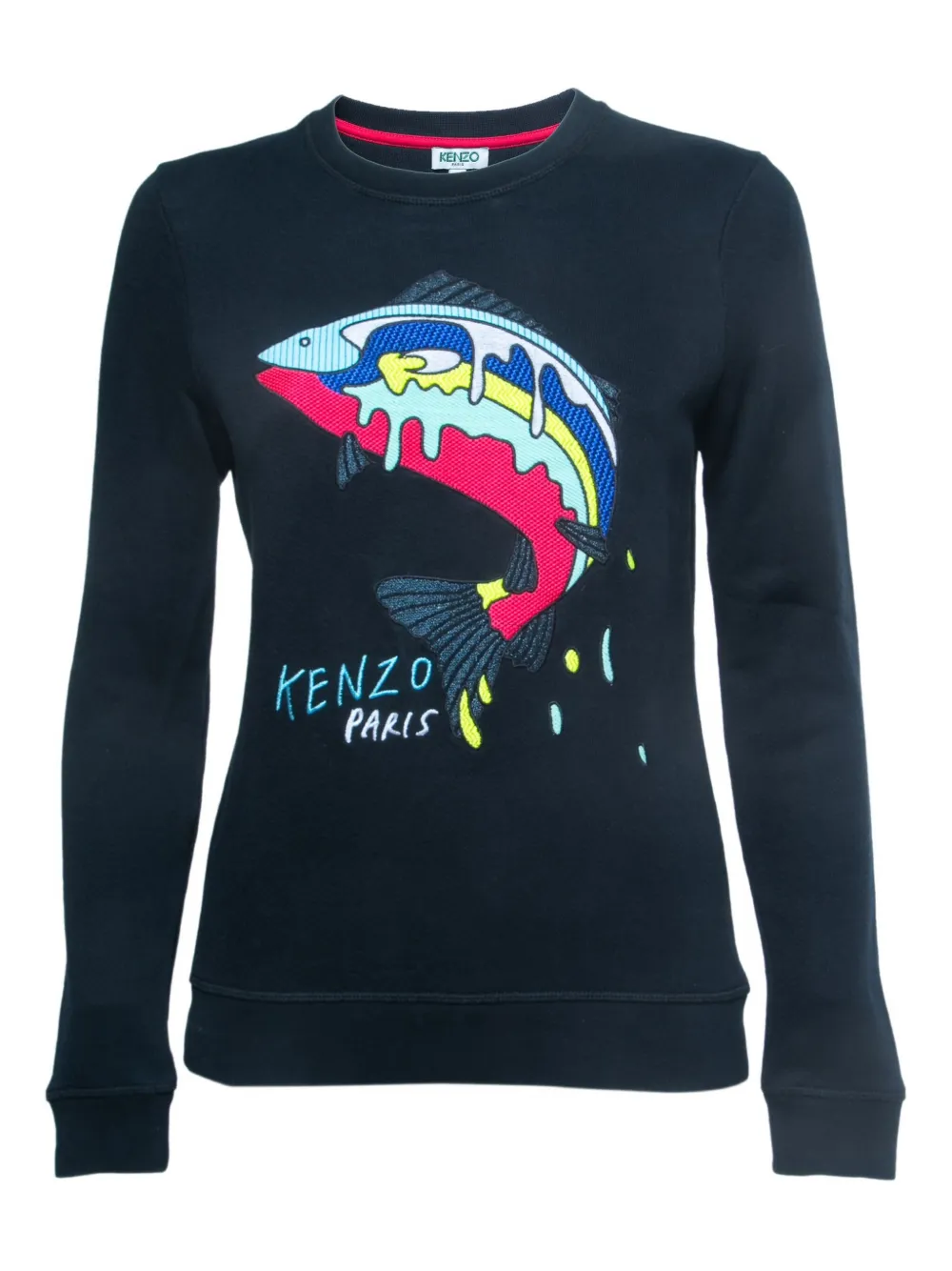 Kenzo Pre-Owned fish-print sweatshirt | Blue | Image 1