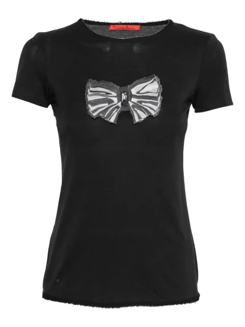 Carolina Herrera Vintage bow-applique T-shirt
