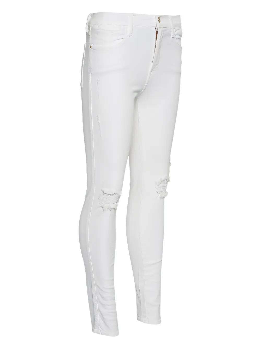 FRAME Jeans skinny con effetto vissuto - Bianco