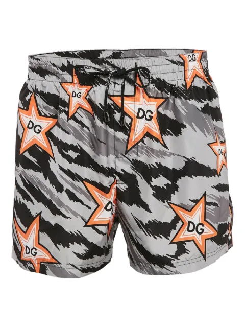 Dolce & Gabbana Pre-Owned DG star-print swim shorts