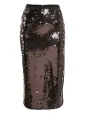 Weekend Max Mara sequin midi skirt - Black