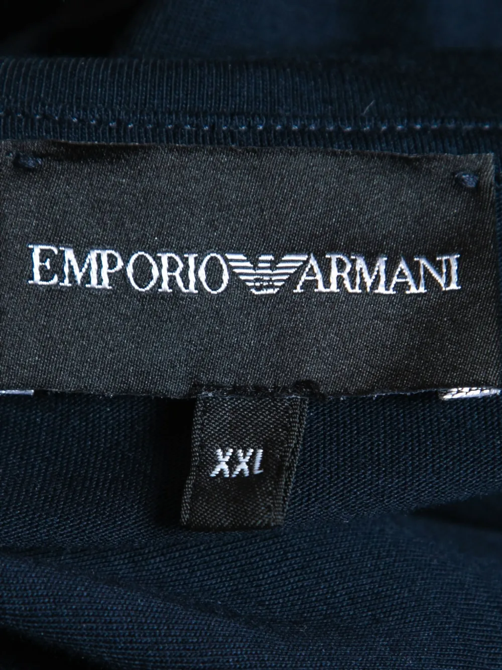 Pre-owned Emporio Armani Abstract-print T-shirt In Blue