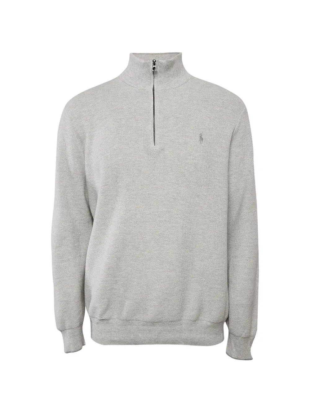 Polo Ralph Lauren Vintage Top con mezza zip - Grigio