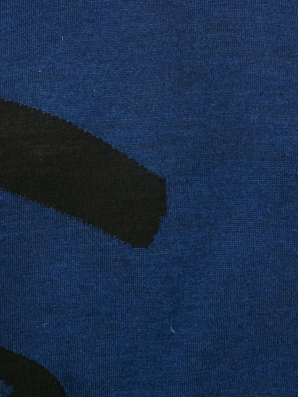 Pre-owned Kenzo Intarsia Knit Sweater In Blue