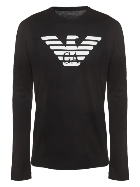 Emporio Armani Pre-Owned logo-print T-shirt